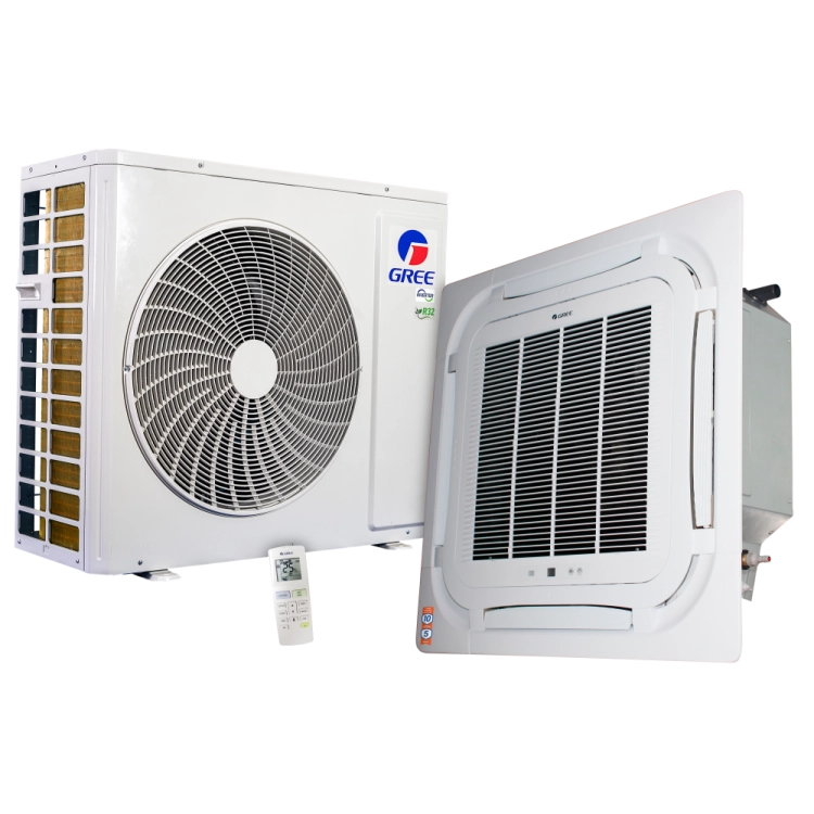 Ar-Condicionado Cassete 8 Vias Inverter 56.000 BTUs Gree G-Prime Compact R-32 Frio 220v Monofásico